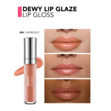 لیپ گلاس براق فلورمار مدل Dewy Glaze شماره 04 رنگ هلویی بژ