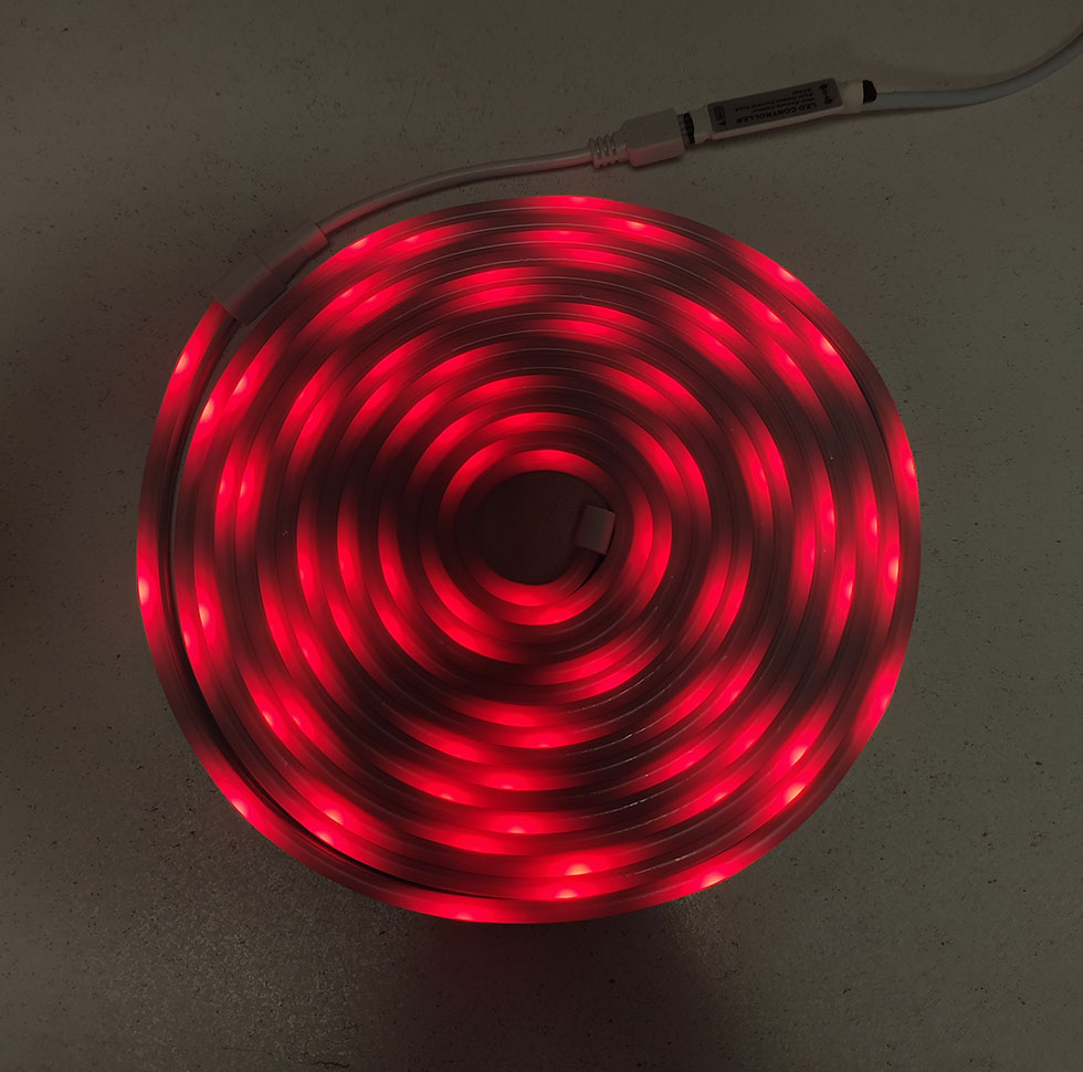 ریسه ال ای دی مدل فلکسی 12v 3528-RGB طول 5 متر