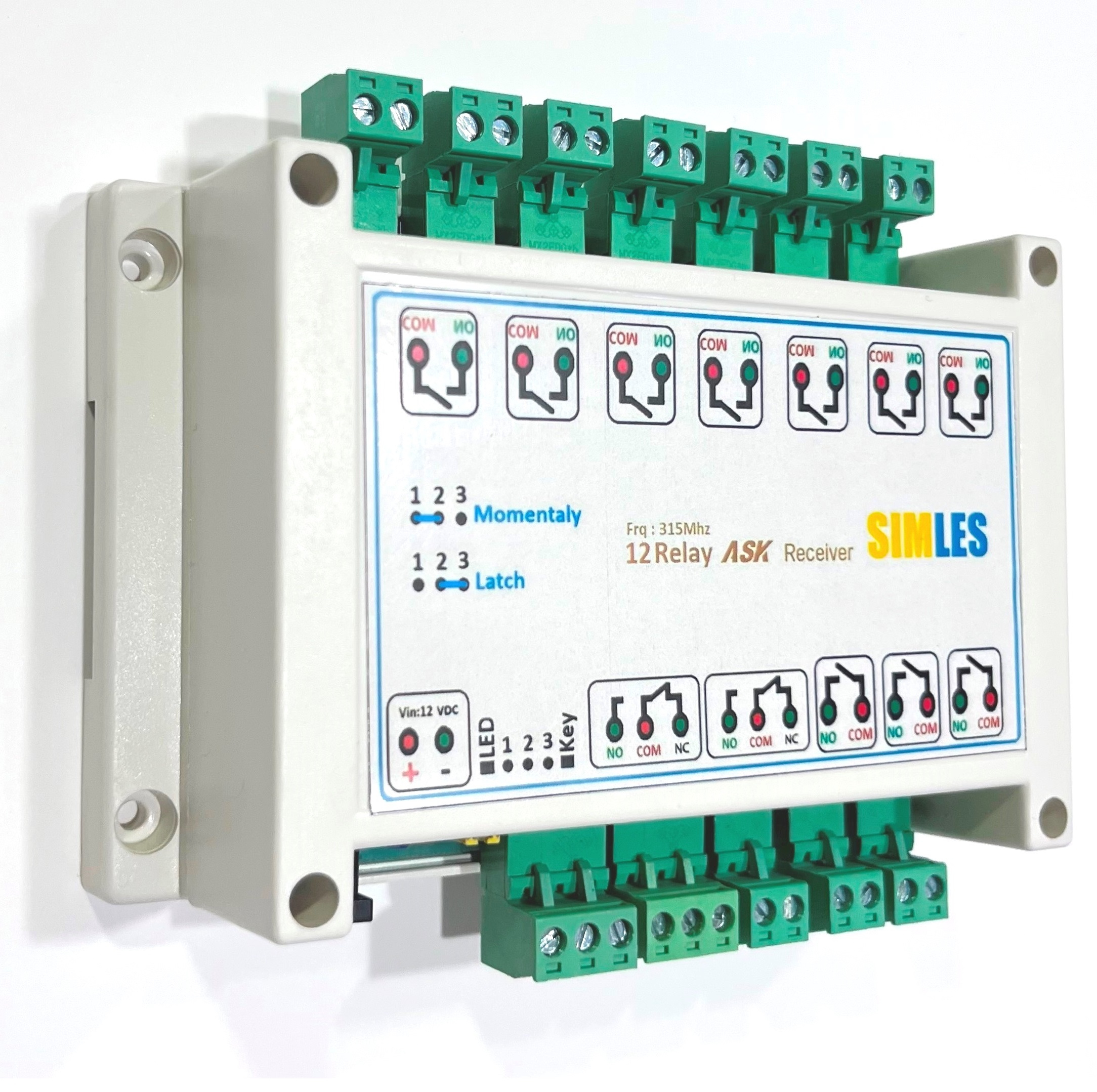 ریموت کنترل ریموتی 12 کانال سیملس مدل PN1495