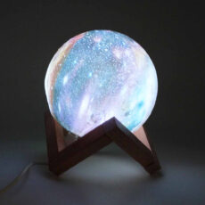 چراغ خواب طرح کره ماه مدل 3D Moon کد 004