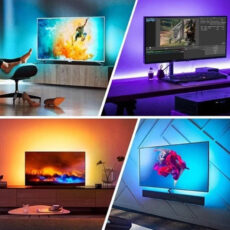 ریسه نئون لومیز مدل APP-5M RGB طول ۵ متر به همراه آداپتور