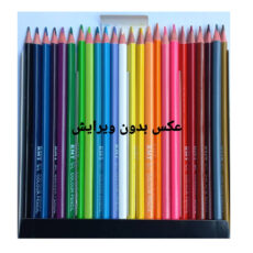 مداد رنگی 48 رنگ کی ام تی مدل TRIPLUS ARTIST طرح رنگین کمان