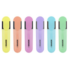 ماژیک علامت گذار کورس مدل BRIGHT LINER PLUS PASTEL بسته 6 عددی