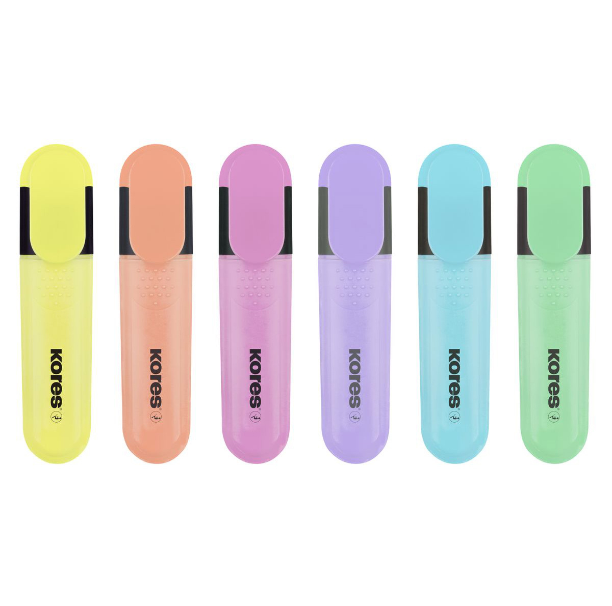 ماژیک علامت گذار کورس مدل BRIGHT LINER PLUS PASTEL بسته 6 عددی