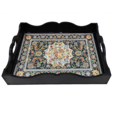 سینی رزینی طرح فرش کد 30×40