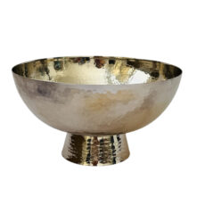 آجیل خوری مسی مدل مدرن گرد کروم کد ZH407.7