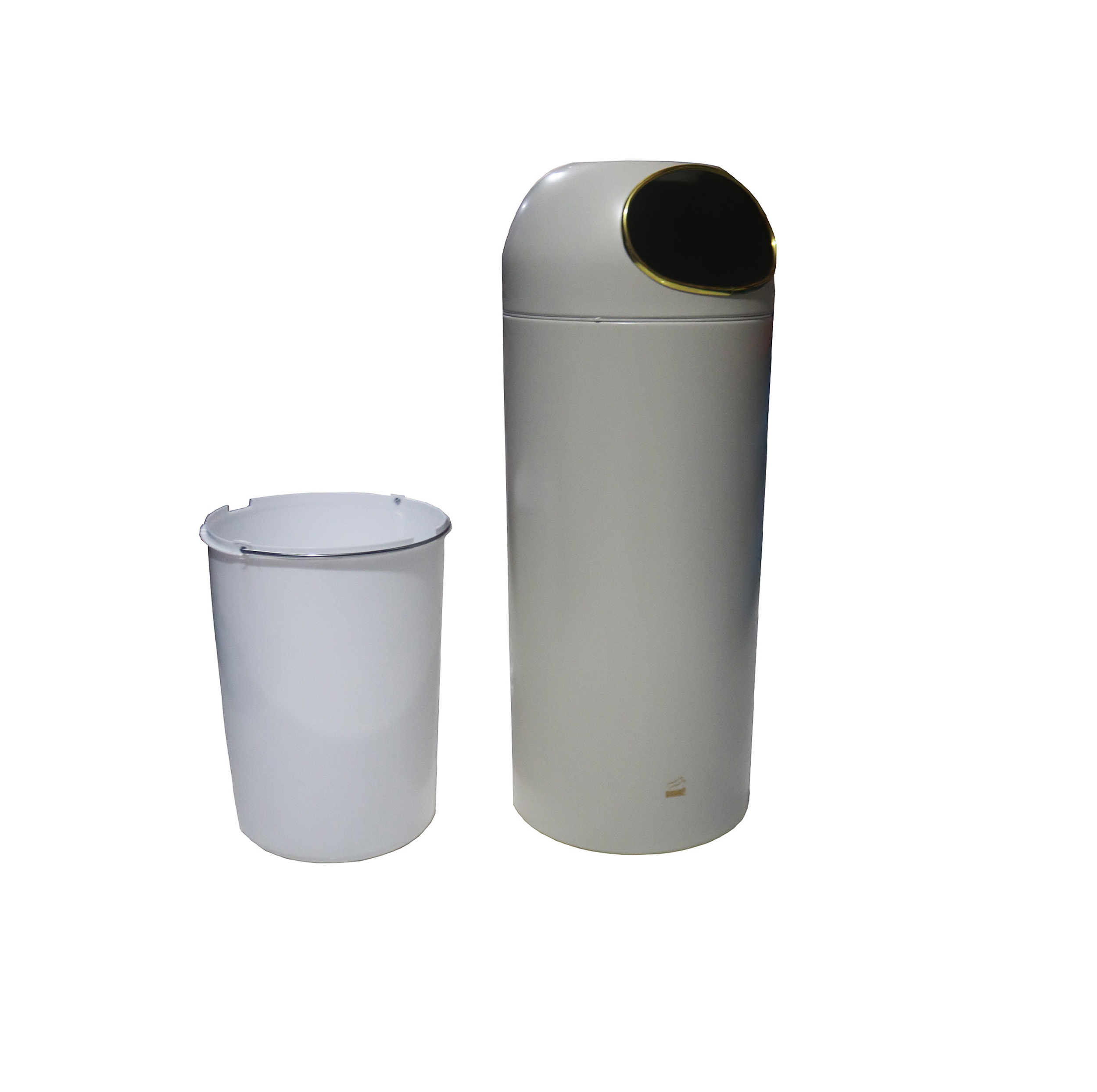 سطل زباله بهازکالا مدل کنار سالنی کد YPKR-MAT-14L-70CM