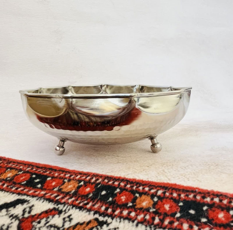 آجیل خوری مسی مدل خورشیدی کد ZH403