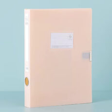 پوشه دکمه‌دار مدل File Case macaron سایز A4
