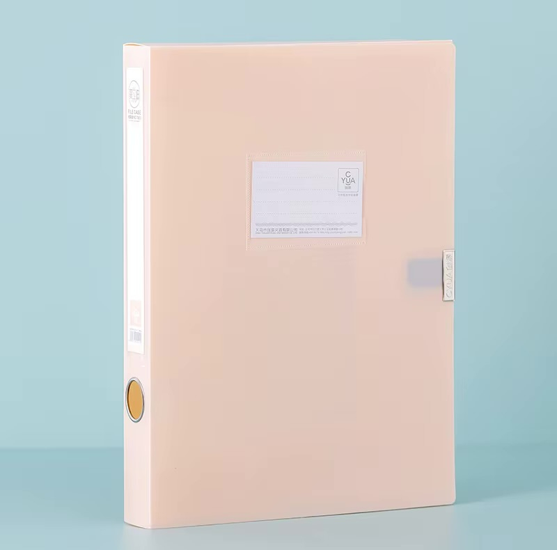 پوشه دکمه‌دار مدل File Case macaron سایز A4