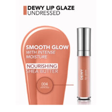 لیپ گلاس براق فلورمار مدل Dewy Glaze شماره 04 رنگ هلویی بژ
