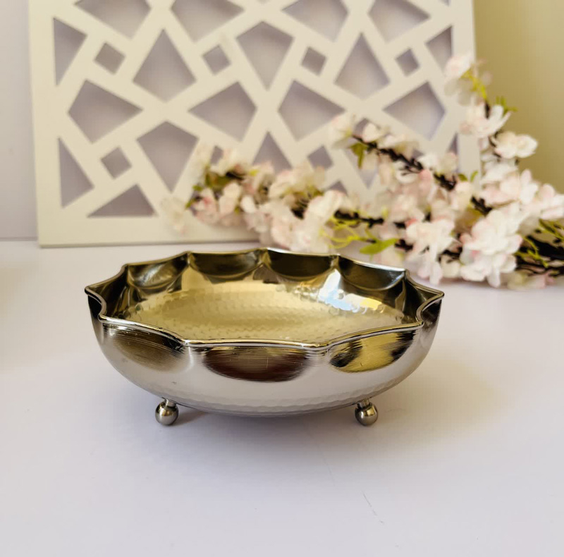 آجیل خوری مسی مدل خورشیدی کد ZH403
