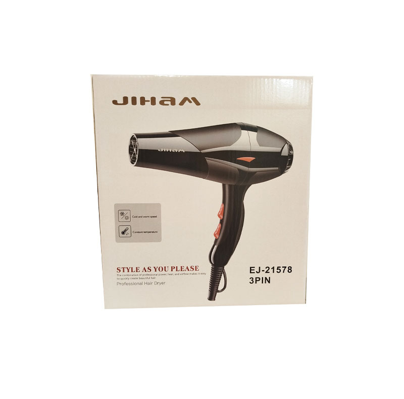 سشوار خانگی 1250 وات جیهام مدل EJ-21578