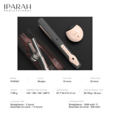 اتو و حالت‌دهنده‌ی مو حرفه ای ای پاراه مدل P-182 2in1