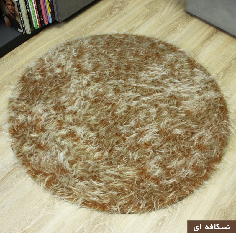 پادری هیراد هوم فرنشینگ طرح خز فانتزی سایز 110×110 سانتی متر