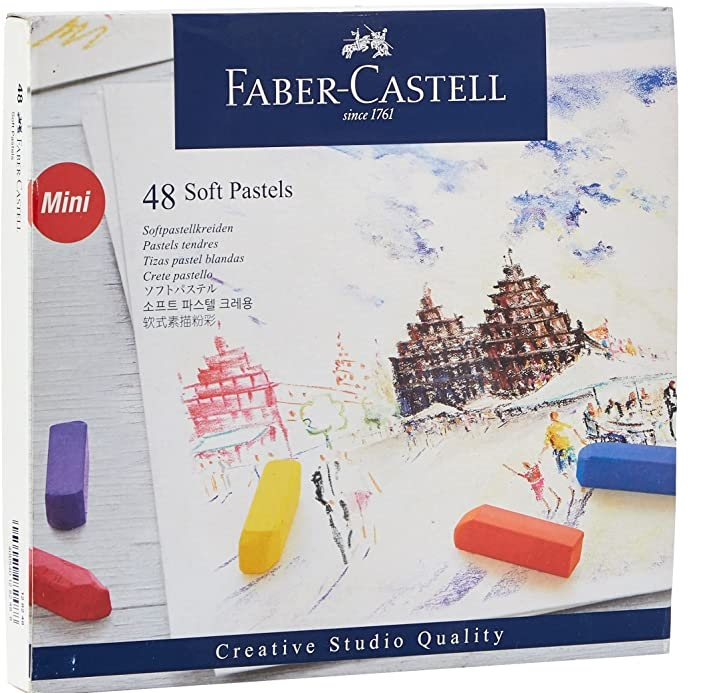 پاستل گچی 48 رنگ فابر کاستل مدل  Creative Studio Mini