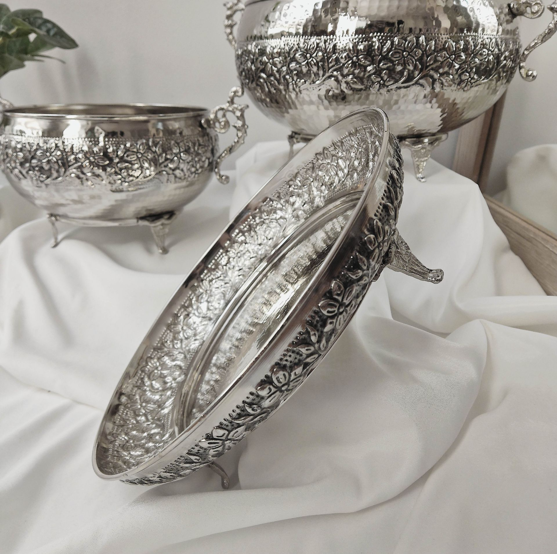 شیرینی خوری مسی مدل اطلس کد ZH434.2