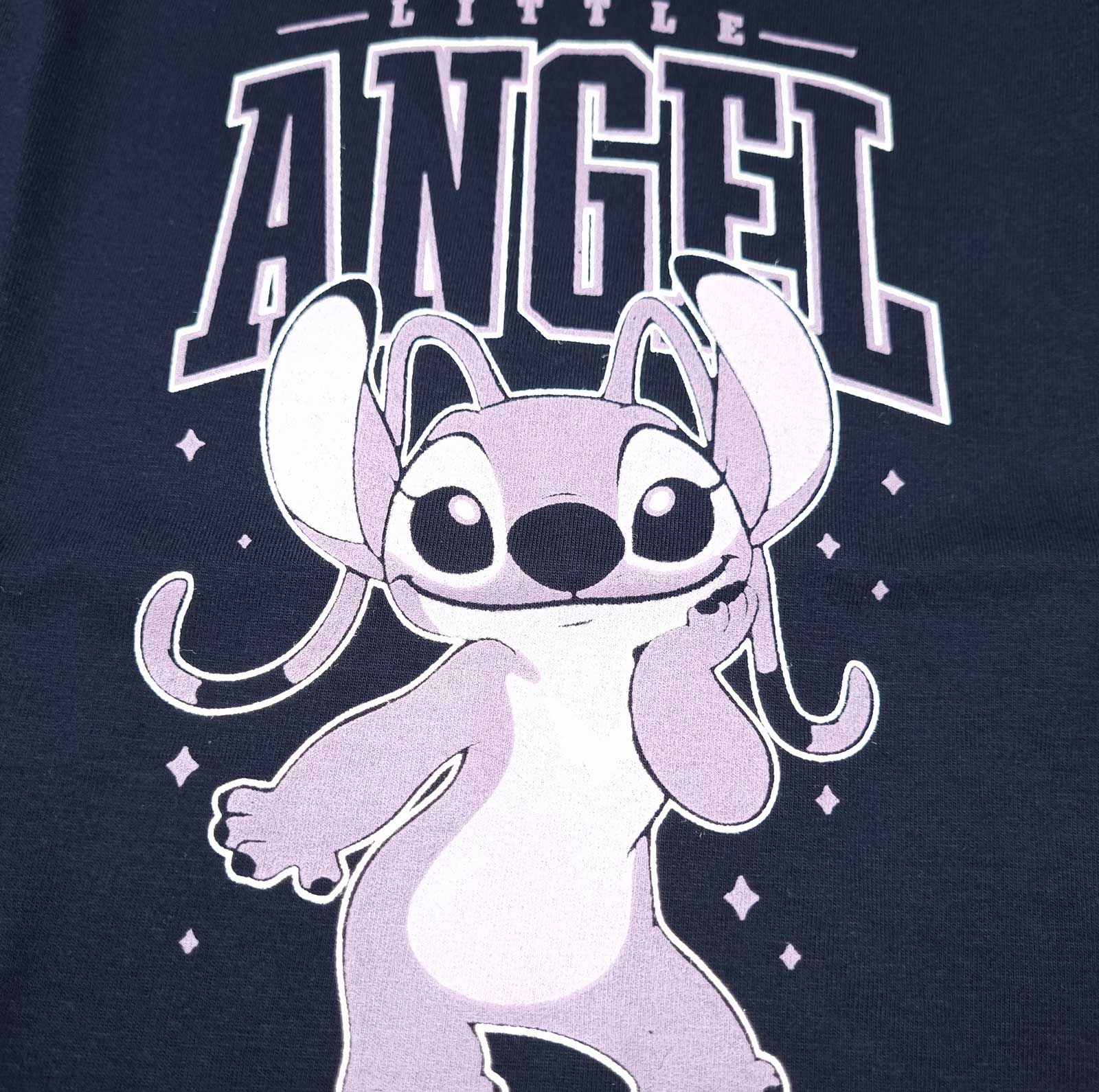 ست لباس راحتی دخترانه نیم آستین سیلکا مدل آنجل