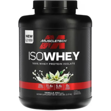 پروتئین وی ایزوله ماسل (MUSCELETECH) طعم وانیل 2270 گرم-اورجینال
