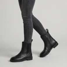 نیم بوت زنانه چرم مشهد مدل J2722-001