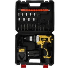 پیچ گوشتی شارژی جاب مدل JSB-180 Li-YE مجموعه 30 عددی