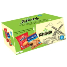 بیسکویت سبوس دار بدون قند کامور - 300 گرم
