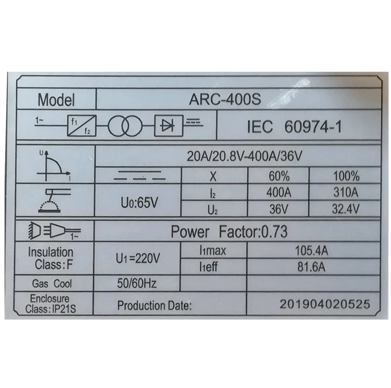 دستگاه جوش اینورتر ادون مدل ARC-400s