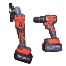 مجموعه فرز و دریل چکشی براشلس پی ام مدل DM-2in1