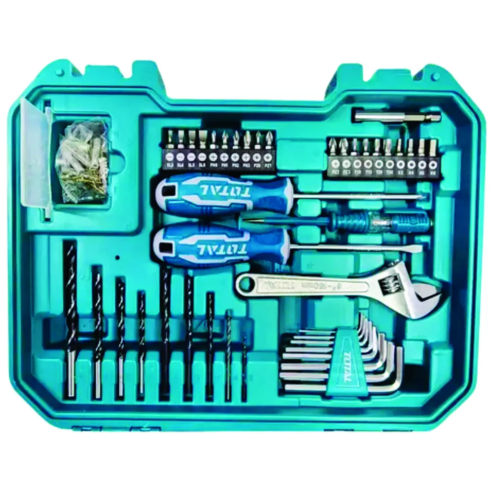پیچ گوشتی شارژی 12ولت توتال مدل THKTHP10892 مجموعه 89 عددی