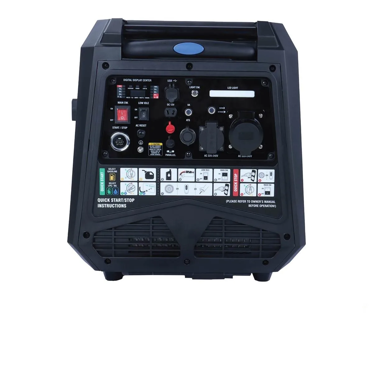 موتور برق گازسوز 10 اسب بخار هیوسان مدل HS-2575