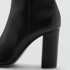 نیم بوت زنانه مانگو مدل POINTED TOE ANKLE BOOTS 2025