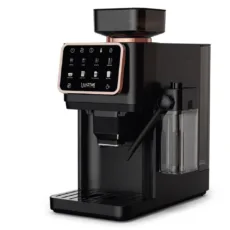 اسپرسوساز تمام اتوماتیک آزتک مدل A-8102 با فشار بخار 25 بار، آسیاب قهوه 12 مرحله‌ای، نمایشگر LCD و مخزن آب 2 لیتری