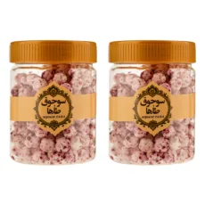 نقل گل محمدی سوجوق طاها - 250 گرم بسته 2 عددی