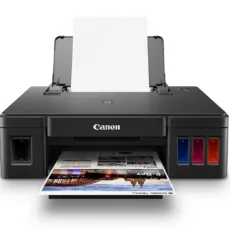 پرینتر جوهرافشان رنگی تک‌کاره کانن مدل PIXMA G1410 با سیستم مخزن جوهر، چاپ بدون حاشیه و رزولوشن 1200 × 4800 DPI