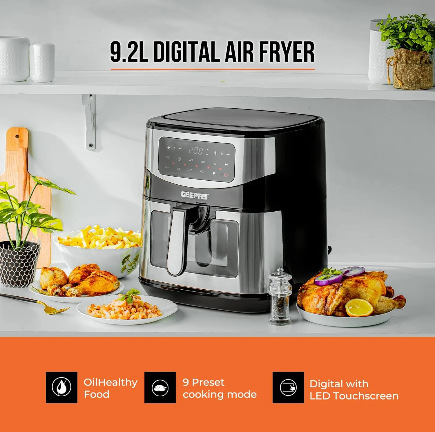 سرخ کن بدون روغن جی پاس مدل GAF37524UK