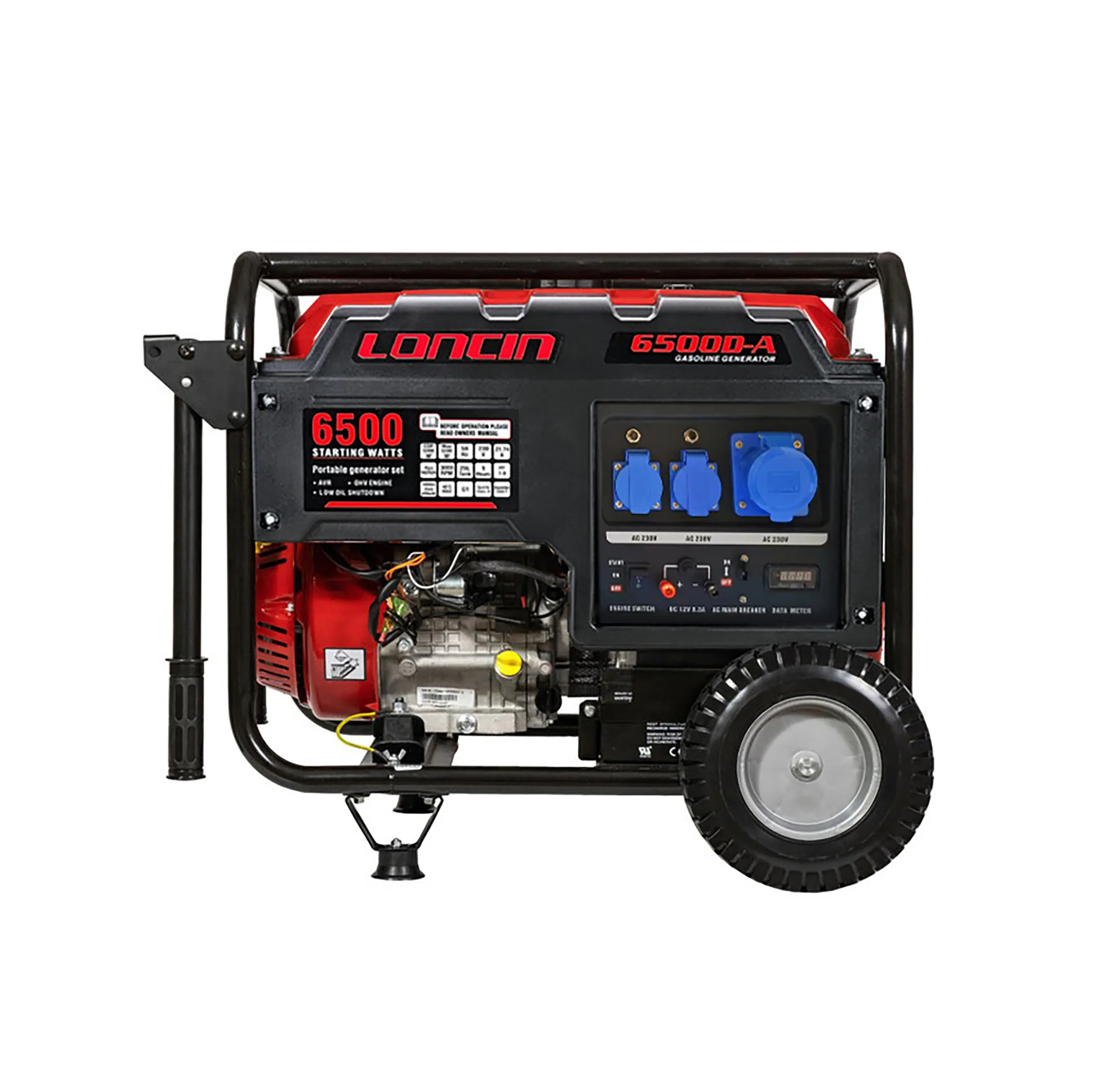 موتور برق بنزینی 13 اسب بخار لانسین مدل LC6500D-AS