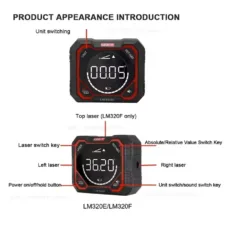 شیب‌سنج یونی-تی مدل LM320F