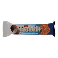 بیسکویت کرم‌دار نارگیل تیست ایت سینگل فیس شیرین عسل – 90 گرم