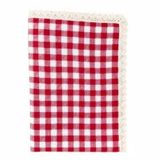 رومیزی مدل چهارخانه کد 01 سایز 100×140 سانتی‌متر