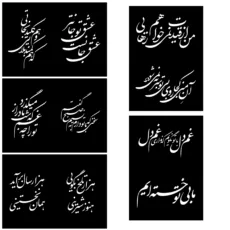 شابلون مدل 10 شعر بسته 5 عددی
