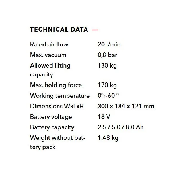 قاپک شارژی فلکس مدل VLP 18.0 C