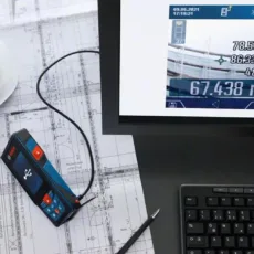 متر لیزری بوش مدل فوق هوشمند دوربین دار  GLM 150-27 C Professional