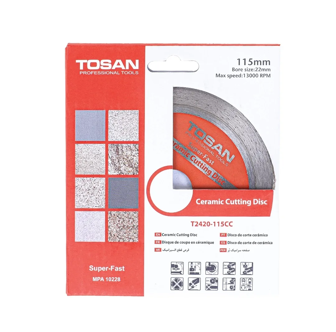 صفحه برش گرانیت توسن مدل T2416-115GC سایز 115 میلی‌متر