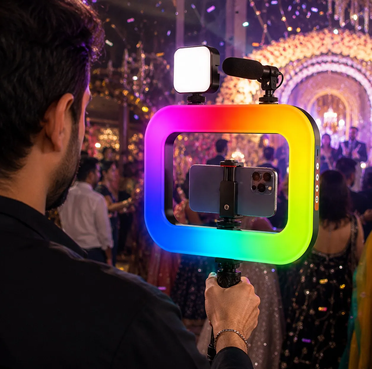 رینگ لایت مدل RGB-200