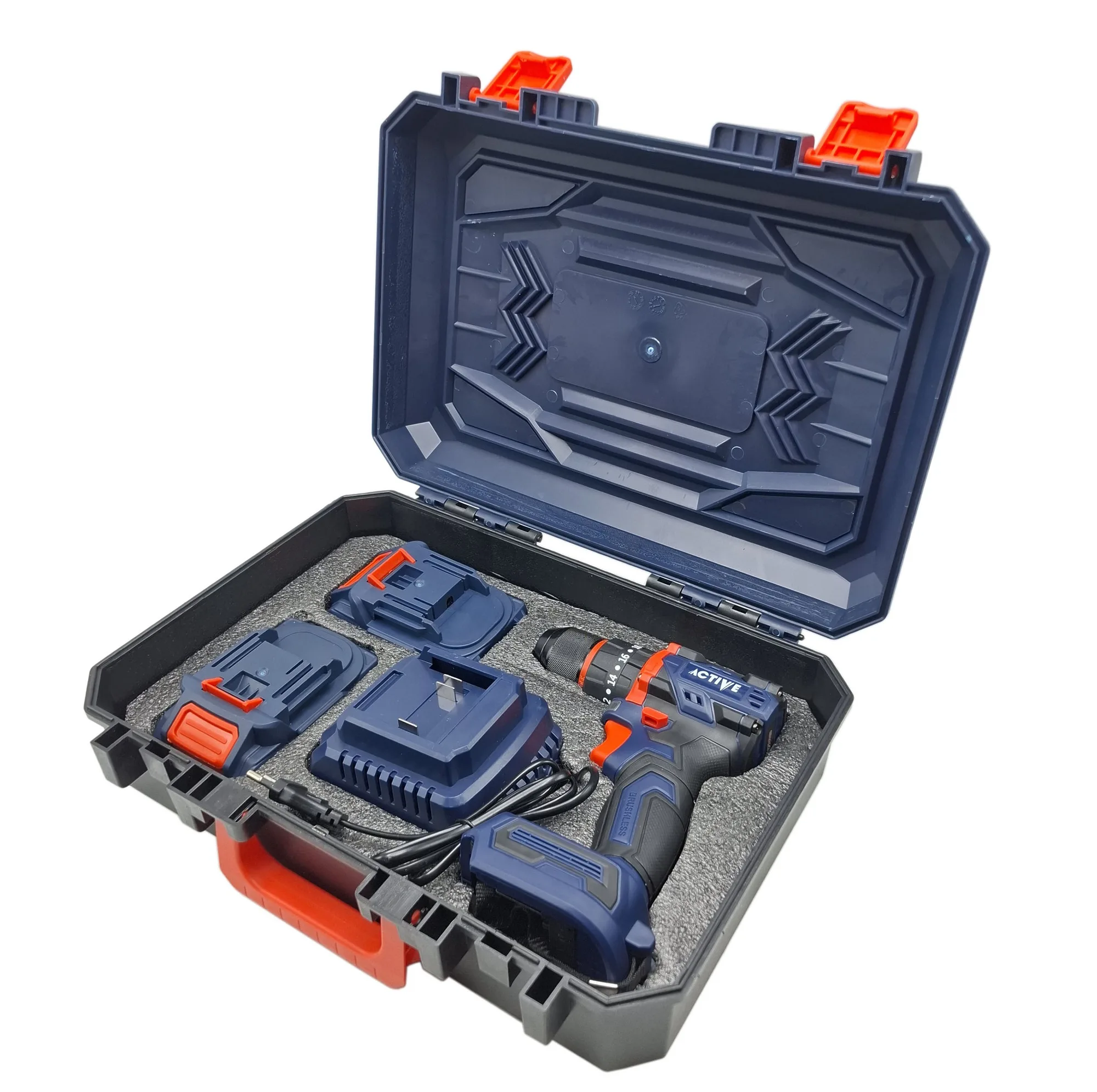 دریل چکشی شارژی براشلس 10میلی متری 21 ولت اکتیو مدل AC_7821CH