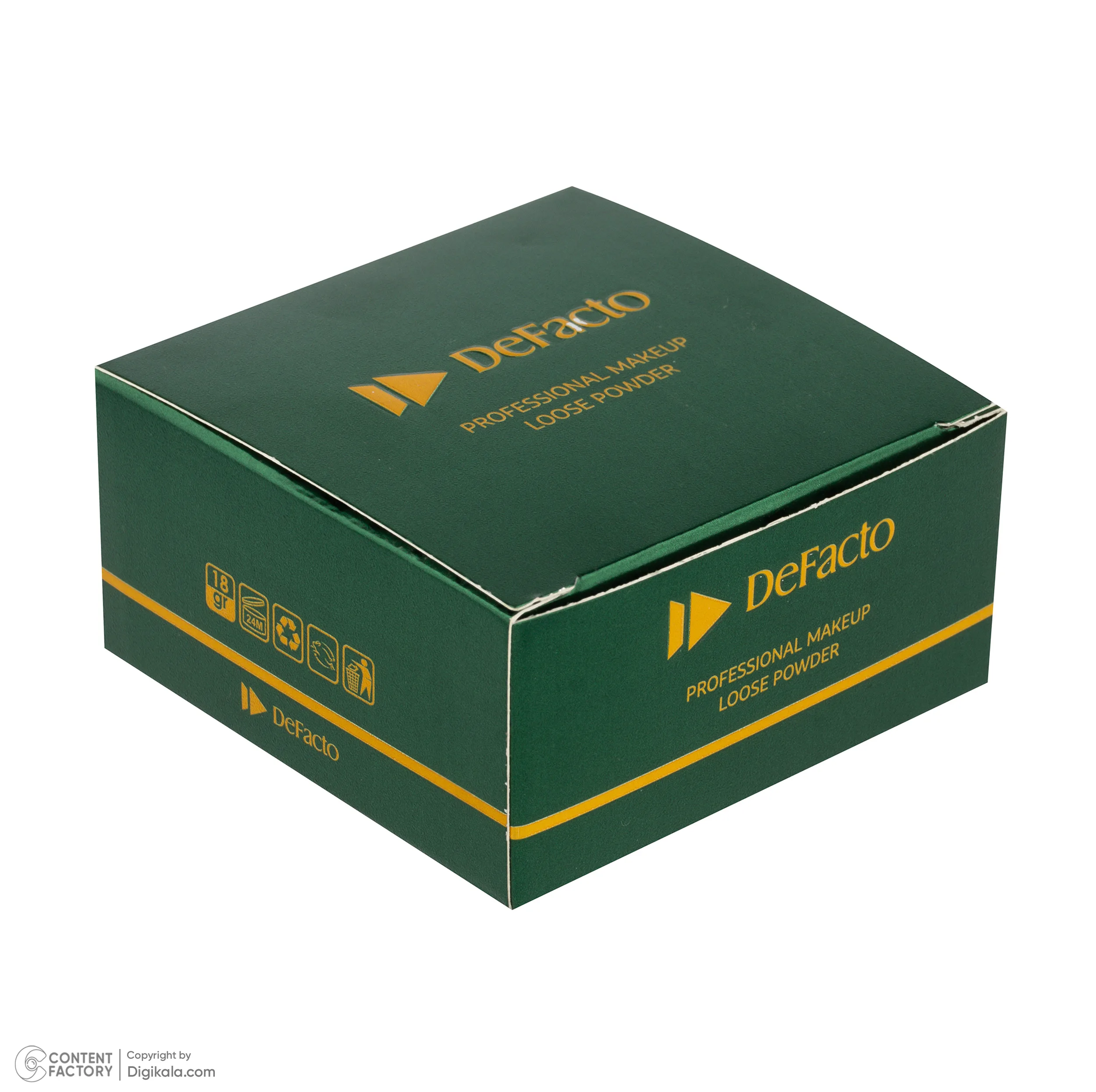 پودر تثبیت‌کننده آرایش صورت دیفکتو مدل professional وزن 18 گرم