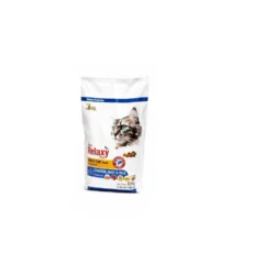 غذای خشک گربه بالغ ریلکسی مدل Adult Multicolor با طعم گوشت گوساله و مرغ و ماهی و برنج وزن 10 کیلوگرم