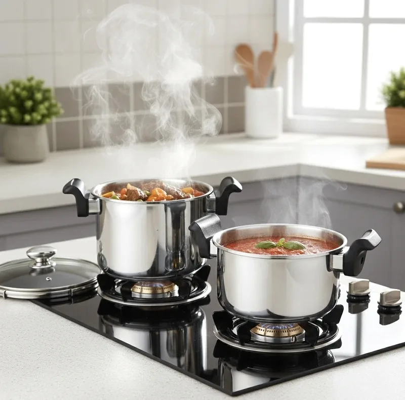 زودپز دوقلو یونیک اولترا مدل UA-3001 گنجایش 7 و 5 لیتر