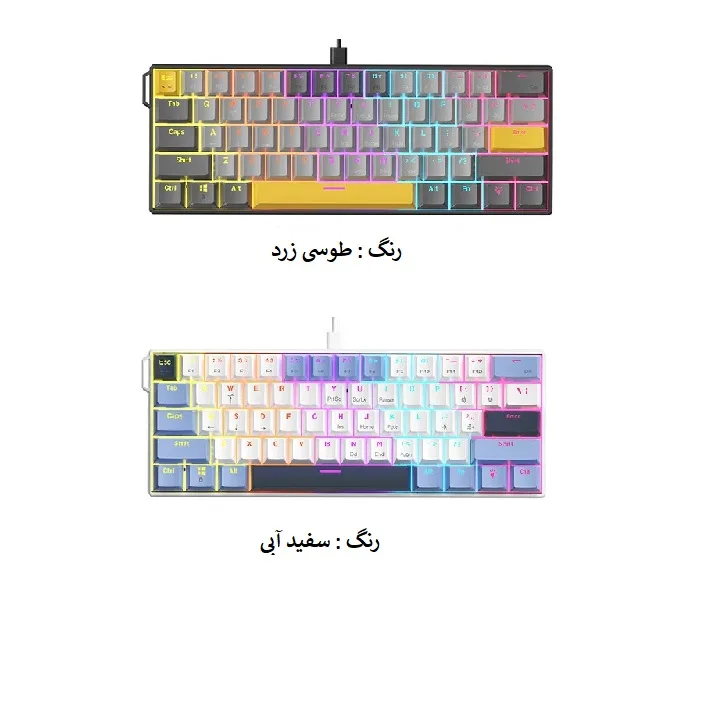 کیبورد  باسیم آجز مدل NK61 Mechanical