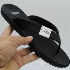 دمپایی مردانه نیکتا مدل 149-BK-WH